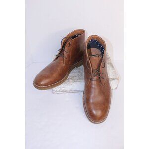 Madden M-Rigged Men's Ankle Chukka Men's 11 Brown Faux Leather Boots Lace up